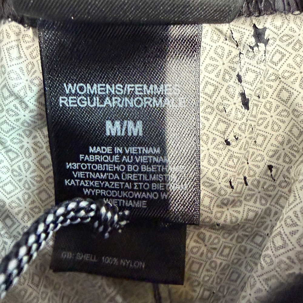The North Face Rain Pants Womens Medium Black HyVent 2.5L Waterproof Hiking - Picture 2 of 8